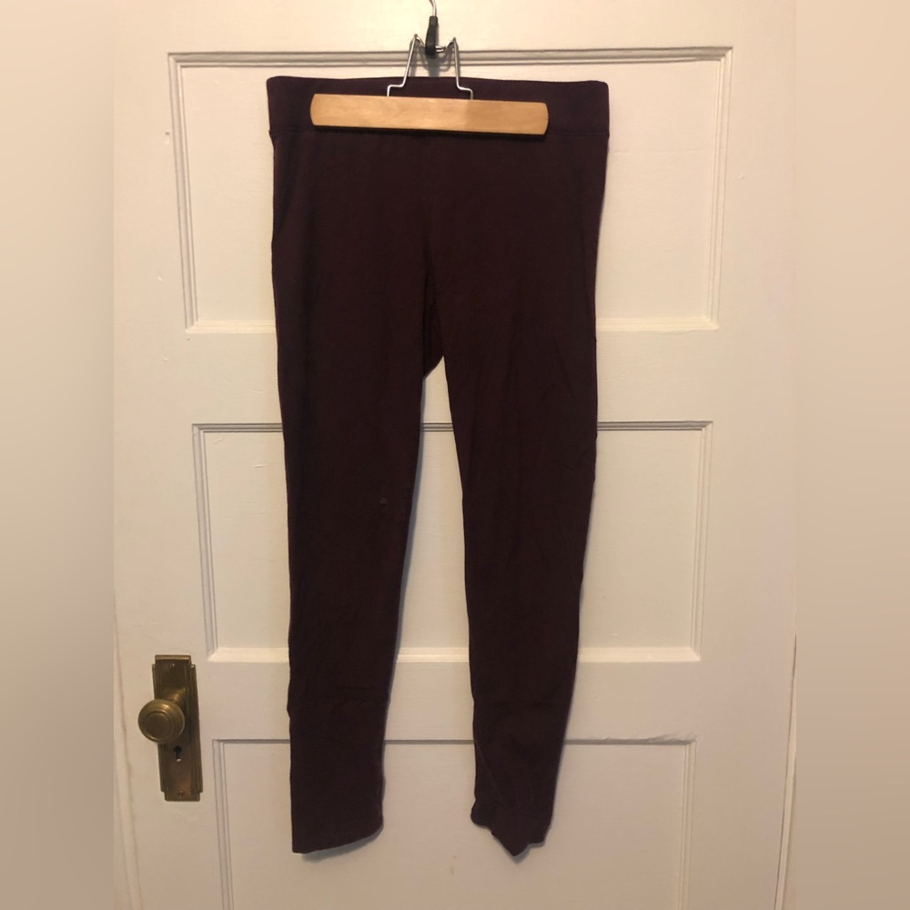 Aerie maroon wine leggings size medium